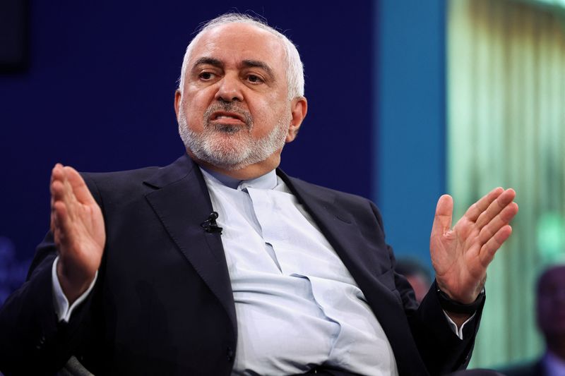 Davos- Iran's Zarif says he hopes Trump will choose 'rationality'