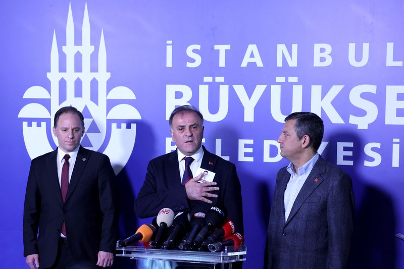 Turkey’s opposition elects interim Istanbul mayor after Imamoglu’s jailing